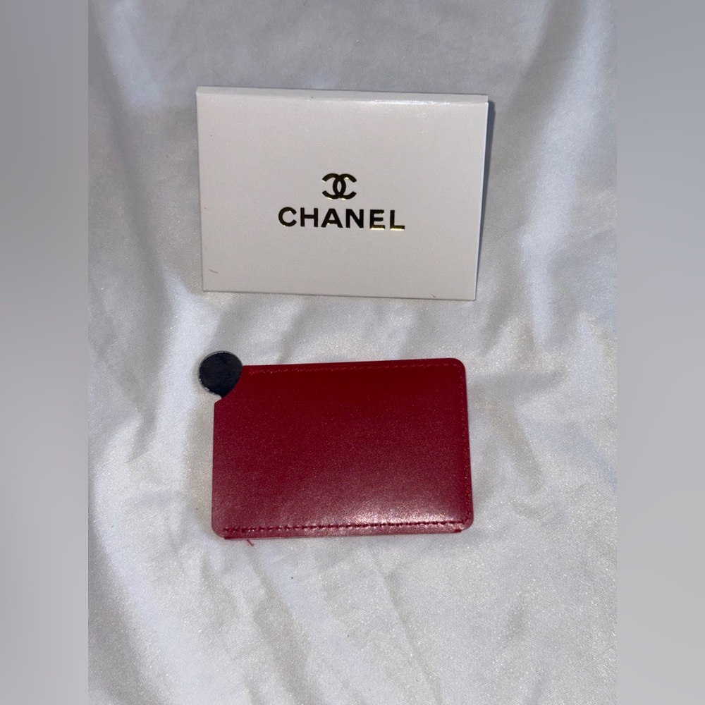 Chanel Red and Silver Card Holder Set - Picture 2 of 7
